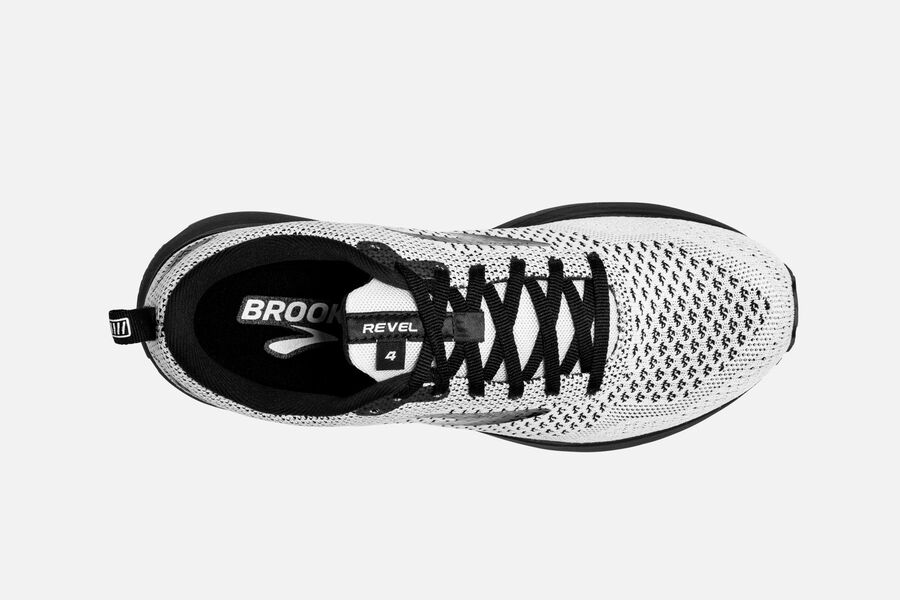 Brooks Revel 4 Road Loopschoenen Dames - Wit/Zwart - 082367WMQ